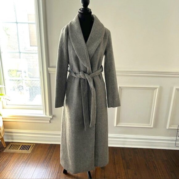 New Look Tie Belt Coat - Picture 1 of 4